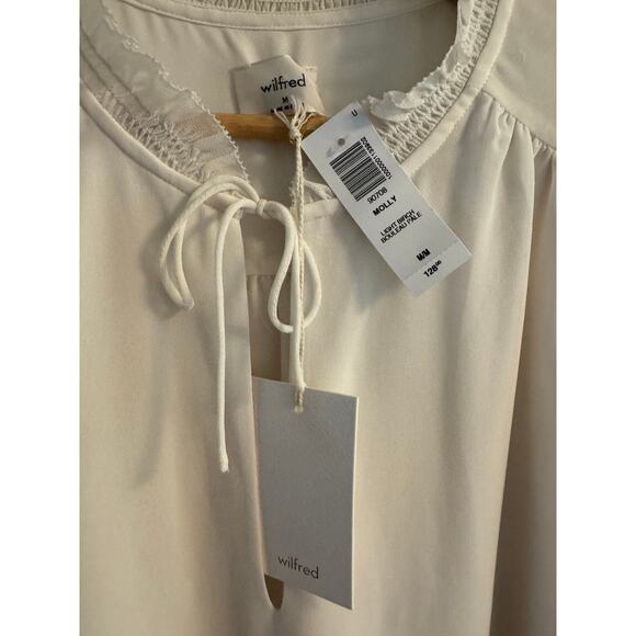 Wilfred cream mock neck midi dress NWT - Picture 6 of 6